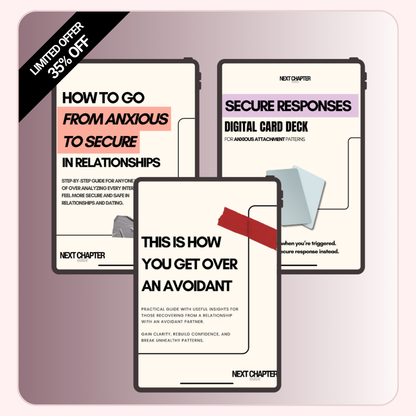 guides for getting over your avoidant and healing your anxious attachment style