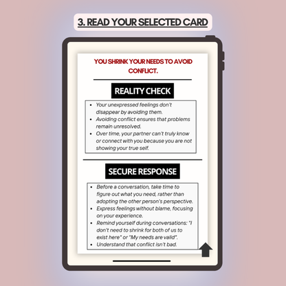 SECURE RESPONSES FOR ANXIOUS ATTACHMENT - DIGITAL CARD DECK