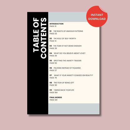 FROM ANXIOUS TO SECURE IN RELATIONSHIPS